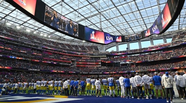 Imagen del último Super Bowl disputado en febrero de este 2022