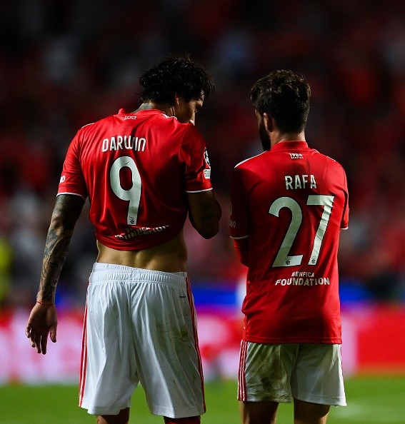 Núñez en acción con Benfica. Getty.