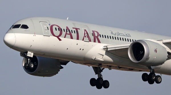 Avión de Qatar Airways