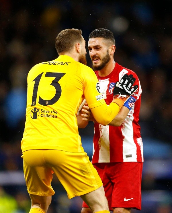 Los capitanes del Atleti - Oblak y Koke (Getty)