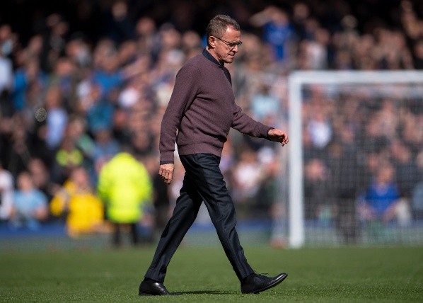 Ralf Rangnick, entrenador del Manchester United: Getty