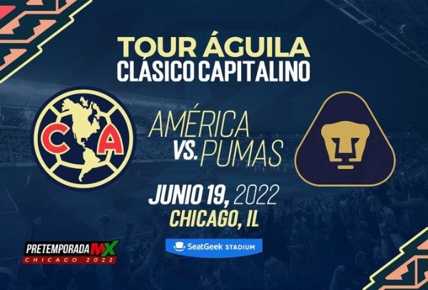 Club América: nueva fecha y rival para el Tour Águila