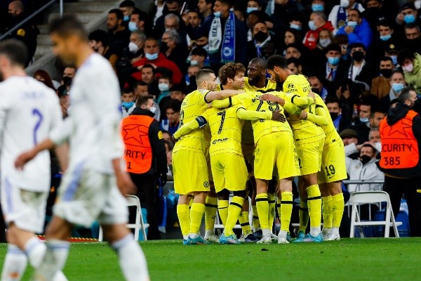 Jugadores del Chelsea en el Bernabéu: Getty