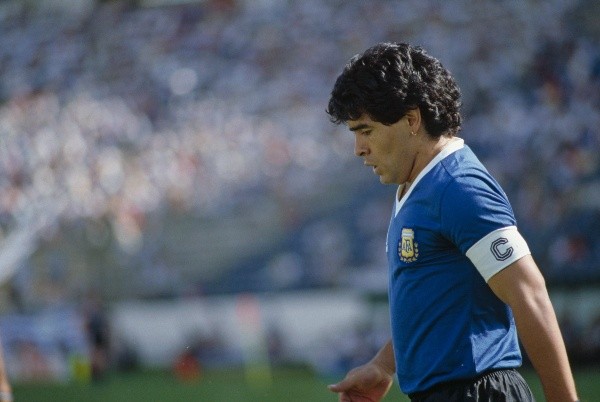 Diego Armando Maradona, el jugador que más veces capitaneó a Argentina en Mundiales (Foto: Getty Images)