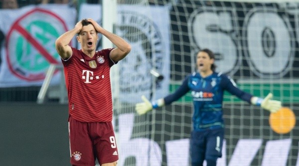 La peor derrota de la temporada del Bayern fue ante Borussia Mönchengladbach por la Copa de Alemania (Getty)