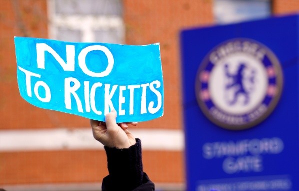 Chelsea protestas Ricketts