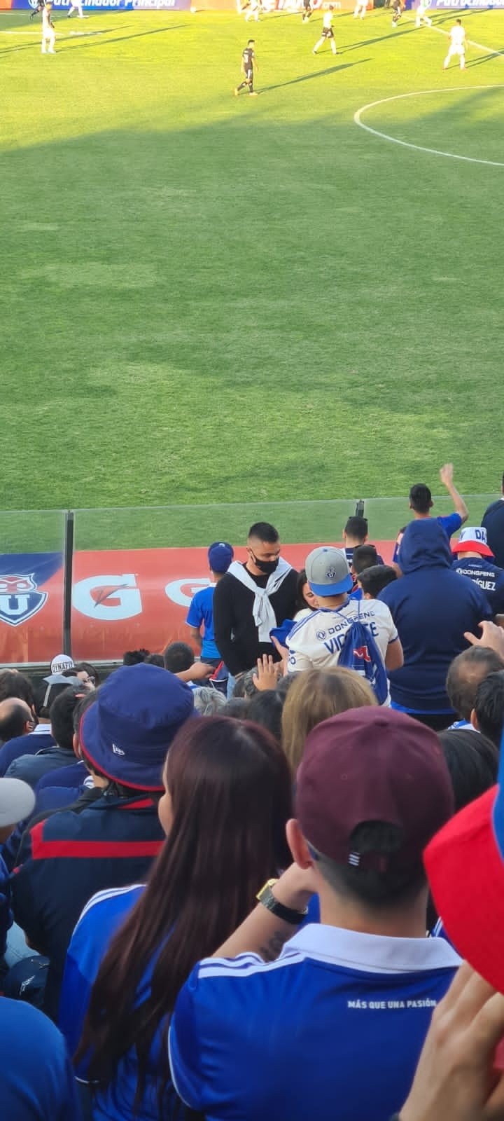 El portero de los Azules fue observado en el Santa Laura | Foto: Bolavip Chile 