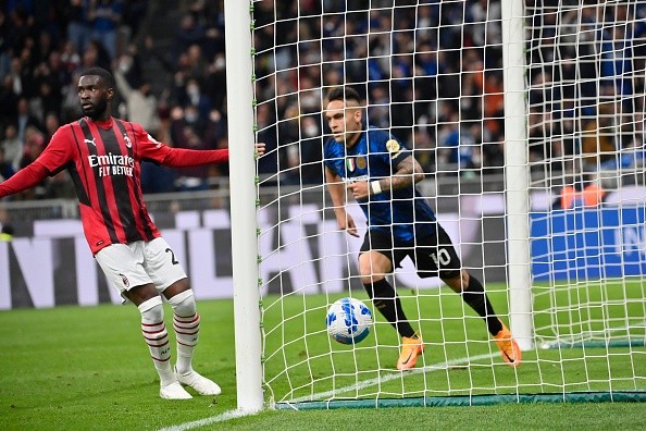 Martínez en festejo de gol. Getty.