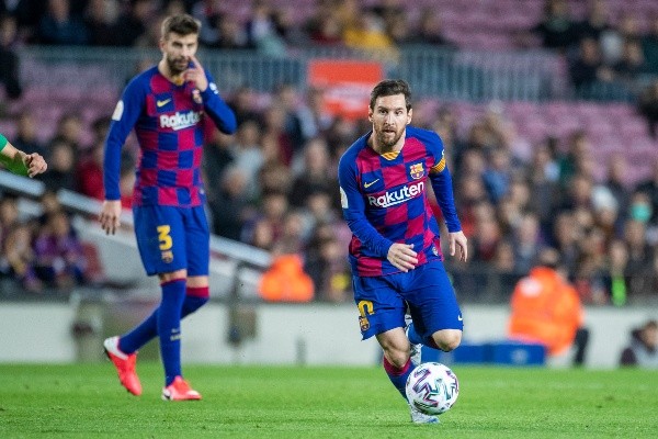 Gerard Piqué y Lionel Messi: Getty