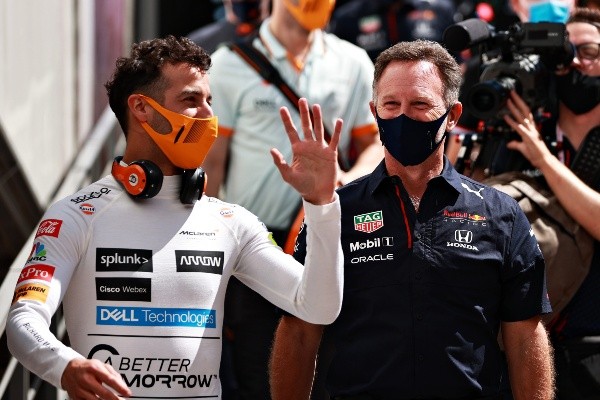 Christian Horner y Daniel Ricciardo llevan una buena relación (Getty Images)