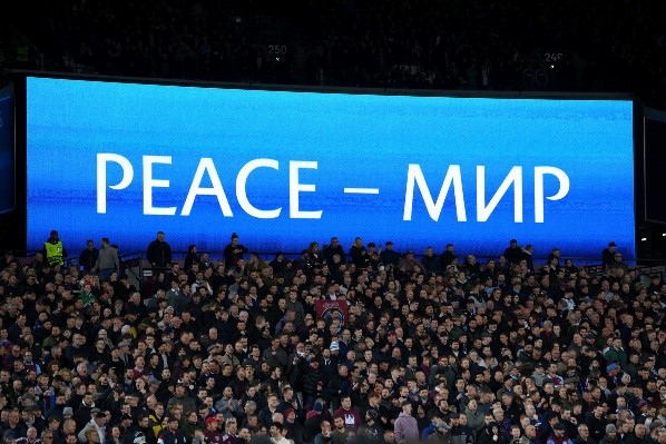 Mensaje de paz en Ucrania (Getty)