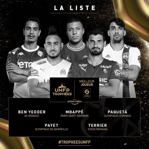 Los candidatos a mejor jugador de la temporada en la Ligue 1