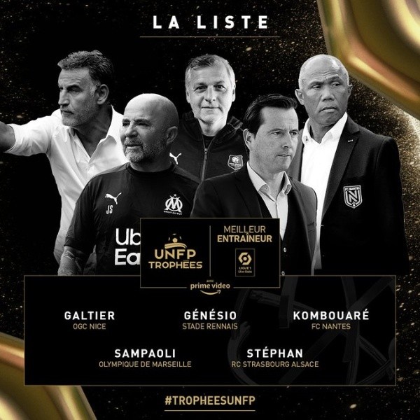 Los candidatos a mejor entrenador de la Ligue 1