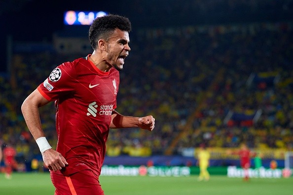 Luis Díaz, figura de Liverpool. Getty.