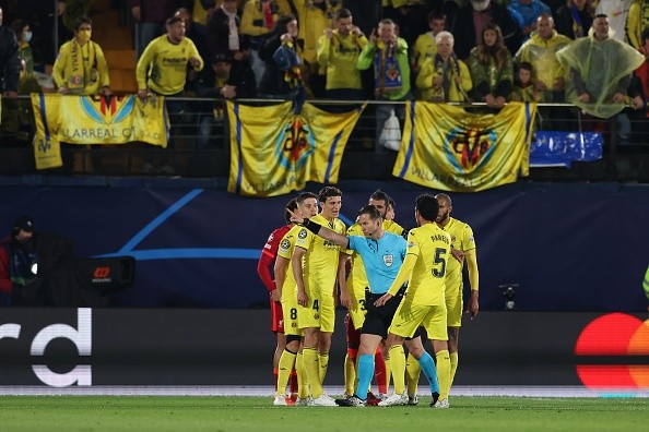 Jugadores de Villarreal. Getty.