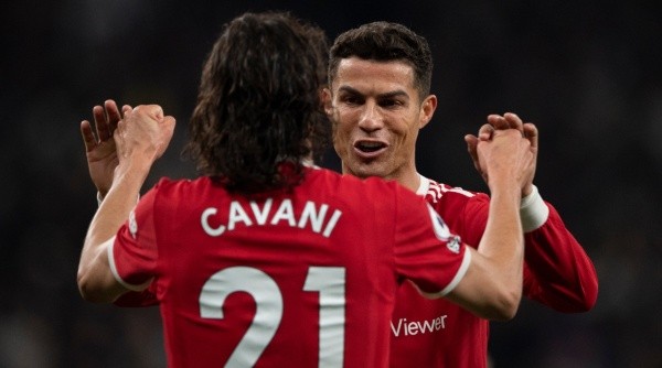 Manchester United disfrutó muy poco de la unión entre CR7 y Cavani (Getty)