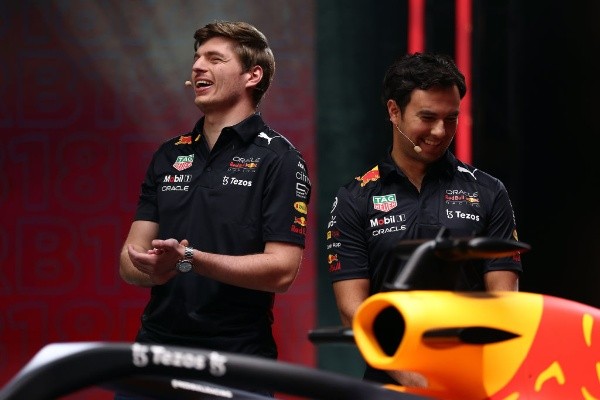 Red Bull Checo Pérez y Max Versttappen 