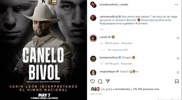 Instagram Carin León