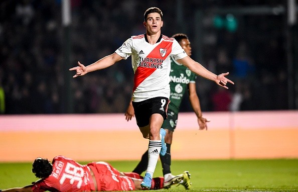 Julián Álvarez, River Plate. Getty.