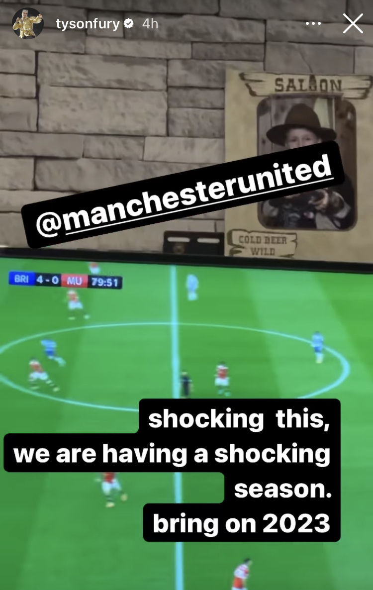 Tyson Fury, Manchester United, Boxing, Instagram