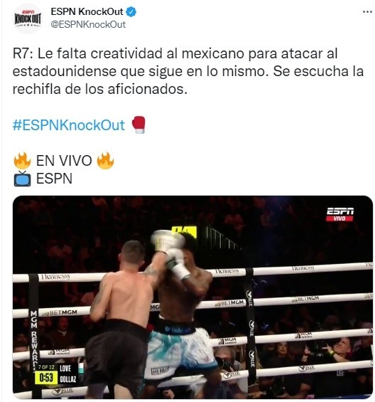 Foto: TW / ESPN Knockout