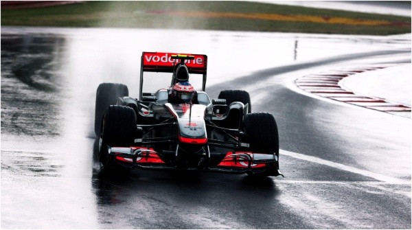 Jenson Button, winner of the impressive 2011 Canadian Grand Prix(Darren Heath/Getty Images)