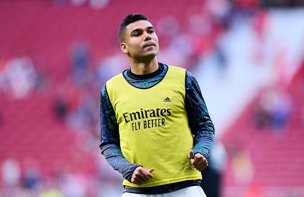 Casemiro con Real Madrid. Getty.