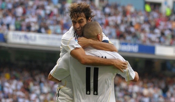 Raúl González y Karim Benzema: Getty