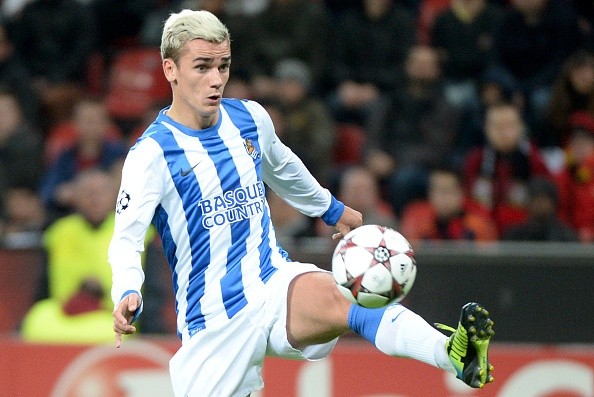 Griezmann en la Real Sociedad. Getty.