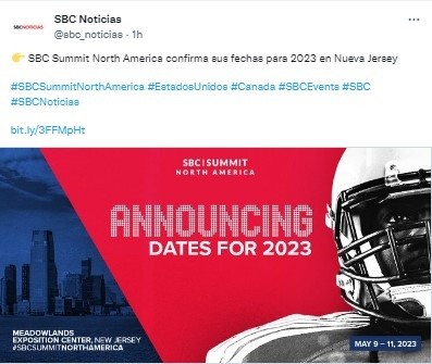 Fuente: Twiter Oficial SBC (@sbc_noticias)