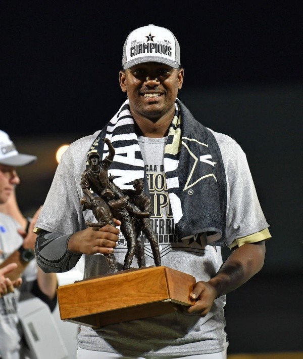 Rocker as a College World Series champ