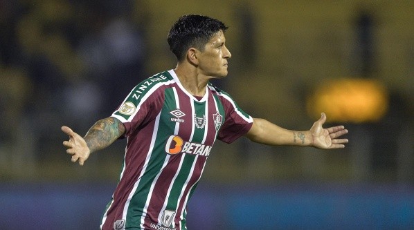 Cano entrou para grupo seleto da Copa Sul-Americana 
    (Foto: Thiago Ribeiro/AGIF)