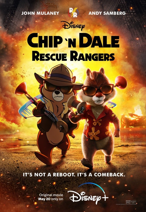 El poster de Chip y Dale al rescate. (Disney)