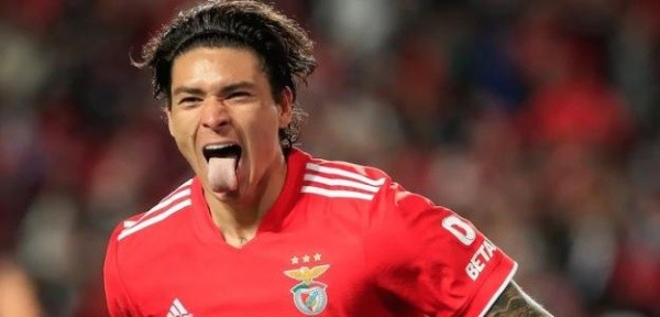 Darwin Núñez, jugador del Benfica: Getty