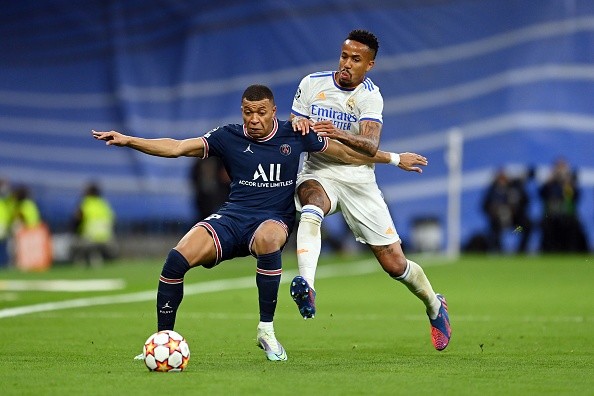 Mbappé ante Real Madrid. Getty.