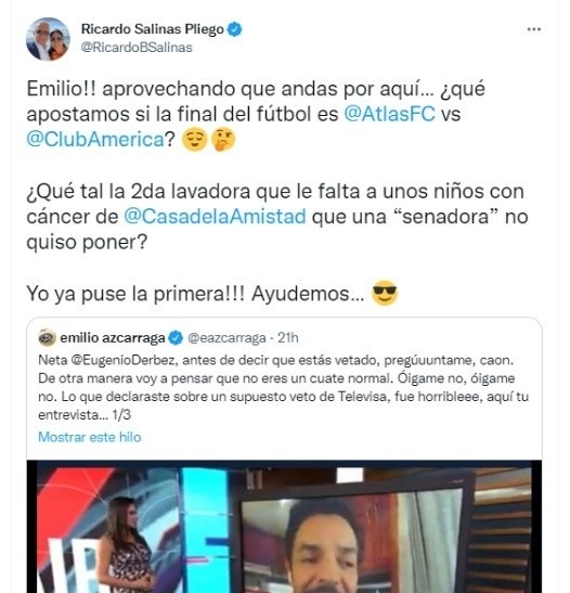 Twitter Ricardo Salinas Pliego