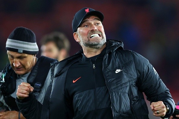 Klopp en Liverpool. Getty.