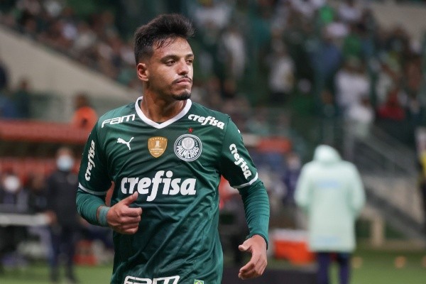 Gabriel Menino &#039;&#039;voltou&#039;&#039; ao time titular do Palmeiras 
    (Foto: Marcello Zambrana/AGIF)