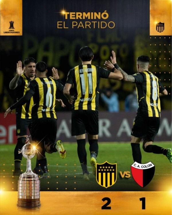 Imagen final del duelo. @Peñarol.