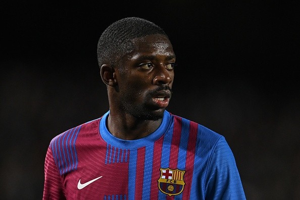 Ousmane Dembélé en Barcelona. Getty.