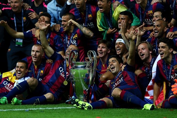 Última Champions lograda por Barcelona (2015). Getty.