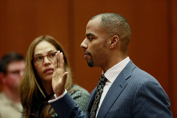 Darren Sharper in a trial
