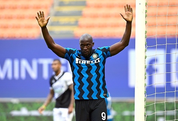 Lukaku en Inter. Getty.
