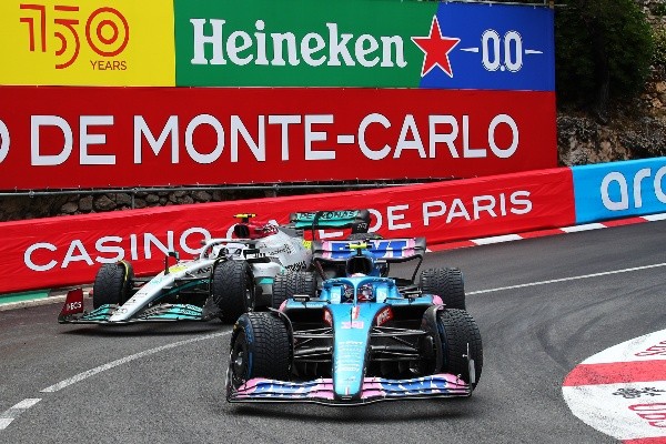 Lewis Hamilton la pasó mal en el GP de Mónaco (Getty Images)