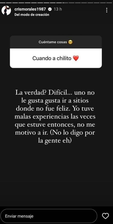 Instagram Cristina Morales