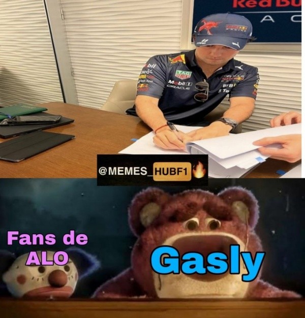 Meme contra Pierre Gasly (Twitter)
