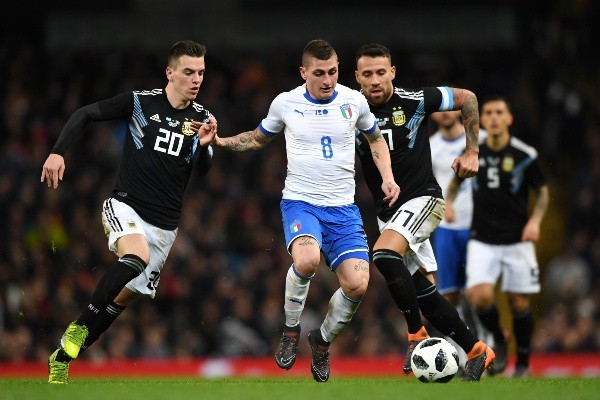 Último enfrentamiento entre Italia y Argentina: Getty