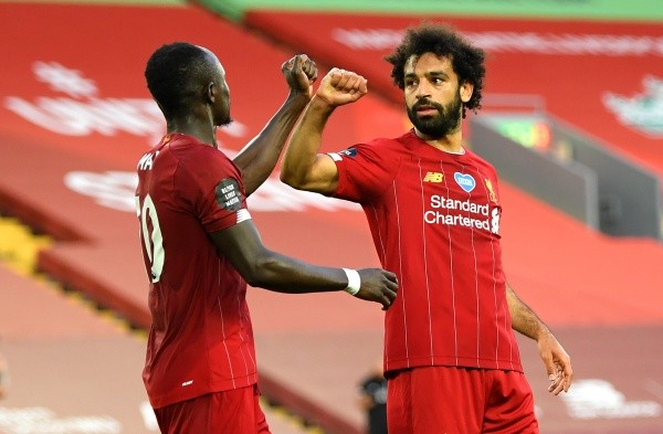Sadio Mané y Mohamed Salah: Getty