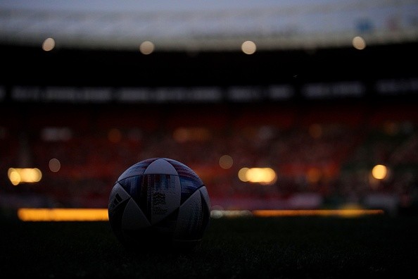 Estadio Ernst Happel sin luz. Getty.