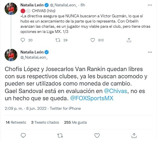 Chivas no quiere a la Chofis